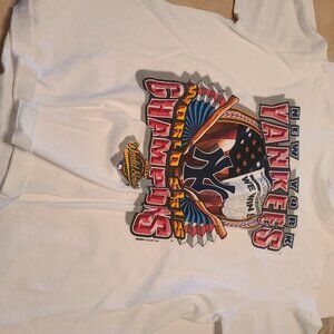 NY Yankees 1996 World Series Champions T-Shirt  LARGE